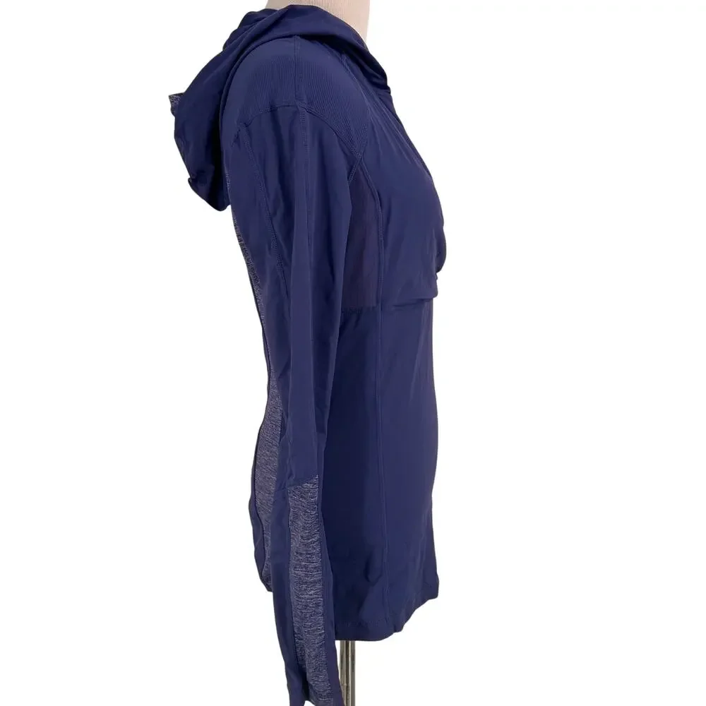 Lululemon Purple Run For Your Life Cross Train Wrap Hoodie Size 6